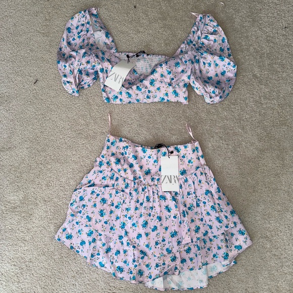 Zara matching set XS NWT - Picture 3 of 6